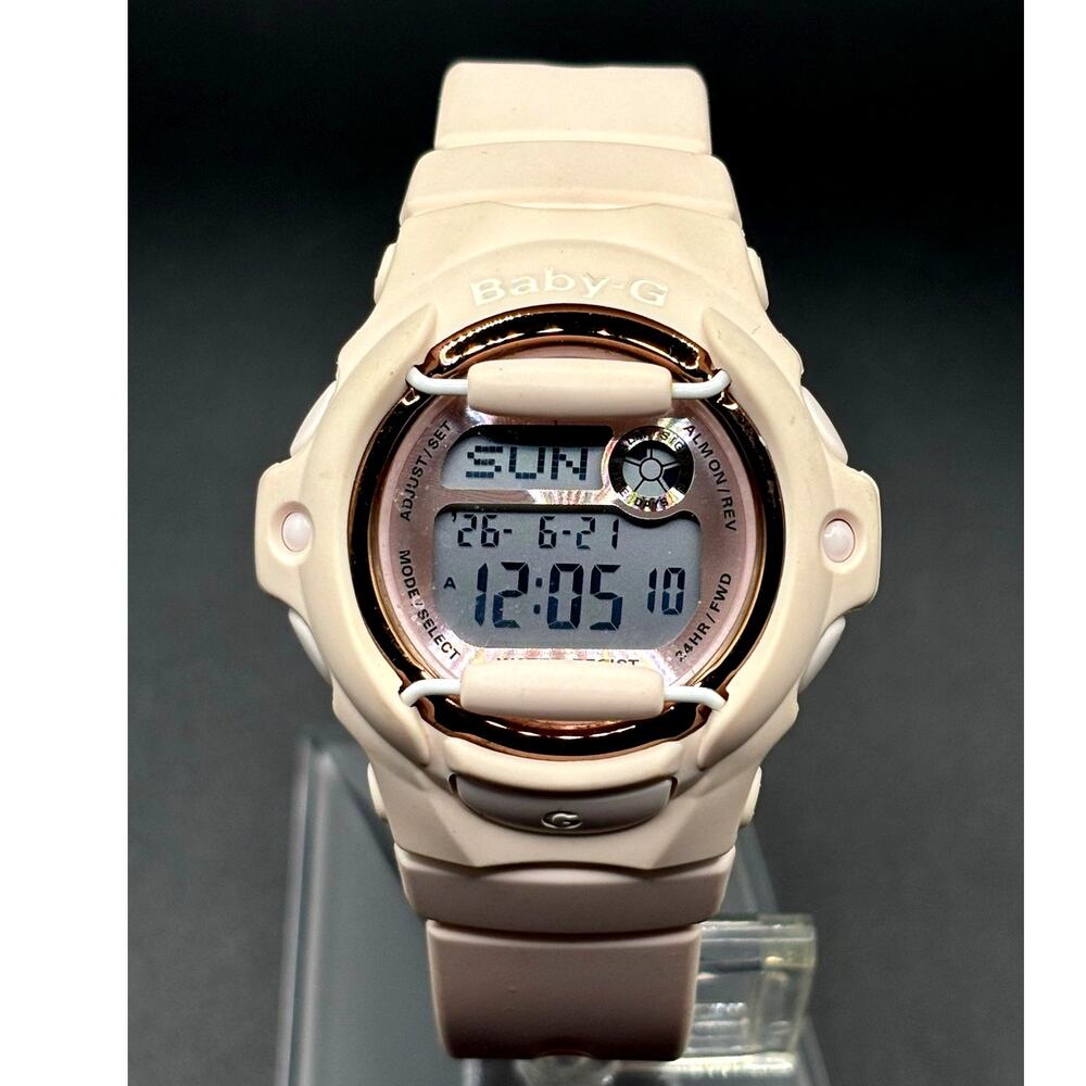 Casio Baby-G BG169G-4 Pink Champagne Gold Digital Women's Watch NIB Discontinued - Picture 13 of 17